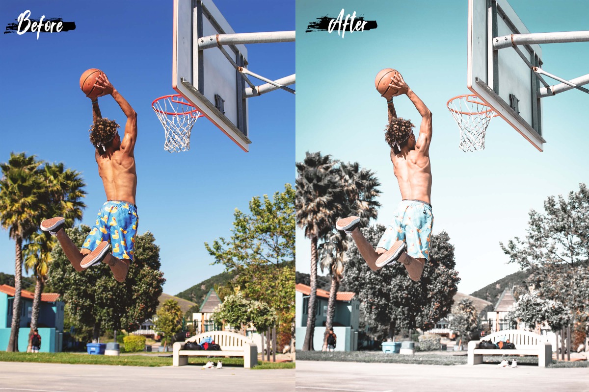 6 个 Photoshop 动作预设卡萨布兰卡 LUT 预设