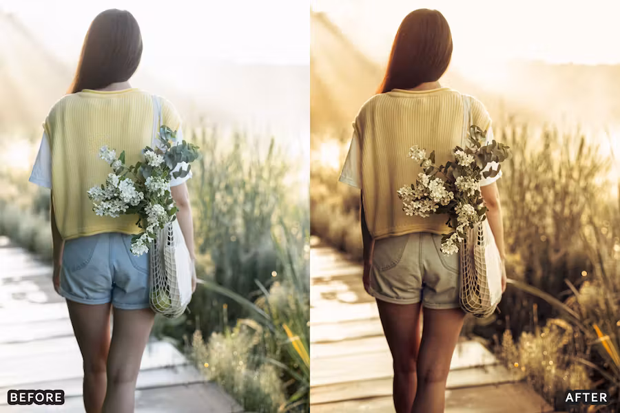 Bohemian Brown Look Instagram Wedding Presets