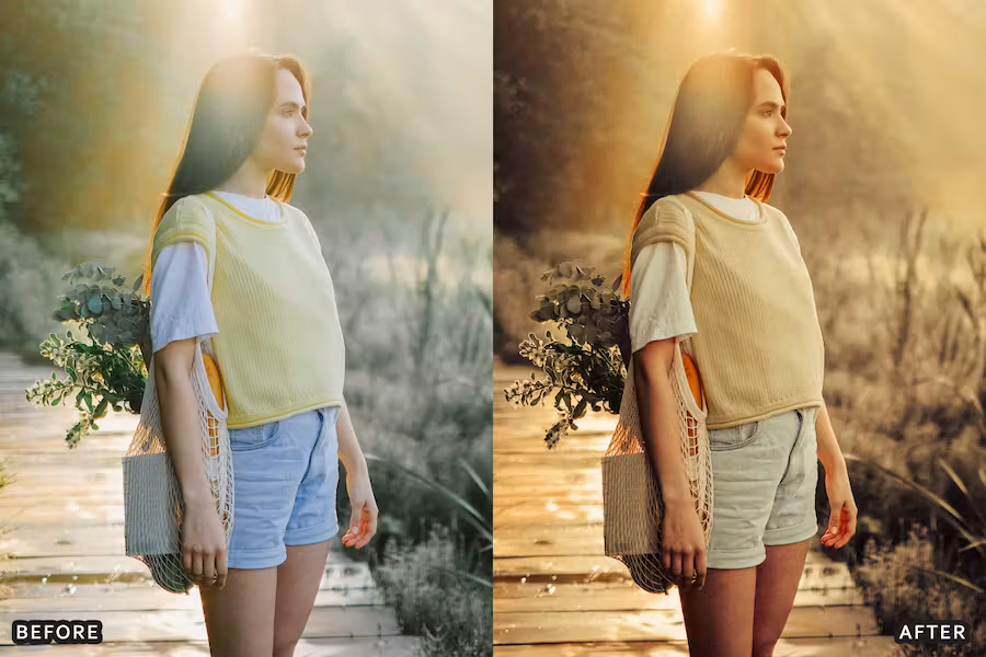 Bohemian Brown Look Instagram Wedding Presets