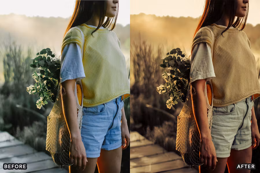 Bohemian Brown Look Instagram Wedding Presets