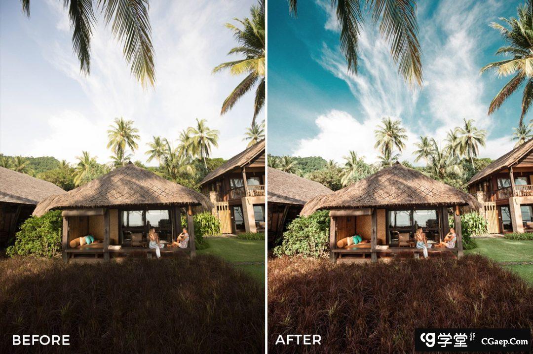 热带旅拍风光人像Lightroom预设 Haylsa Tropical Lightroom Presets