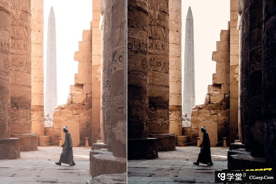 埃及旅行人文风光后期Lightroom预设 ARTA - Egypt Presets for Lightroom