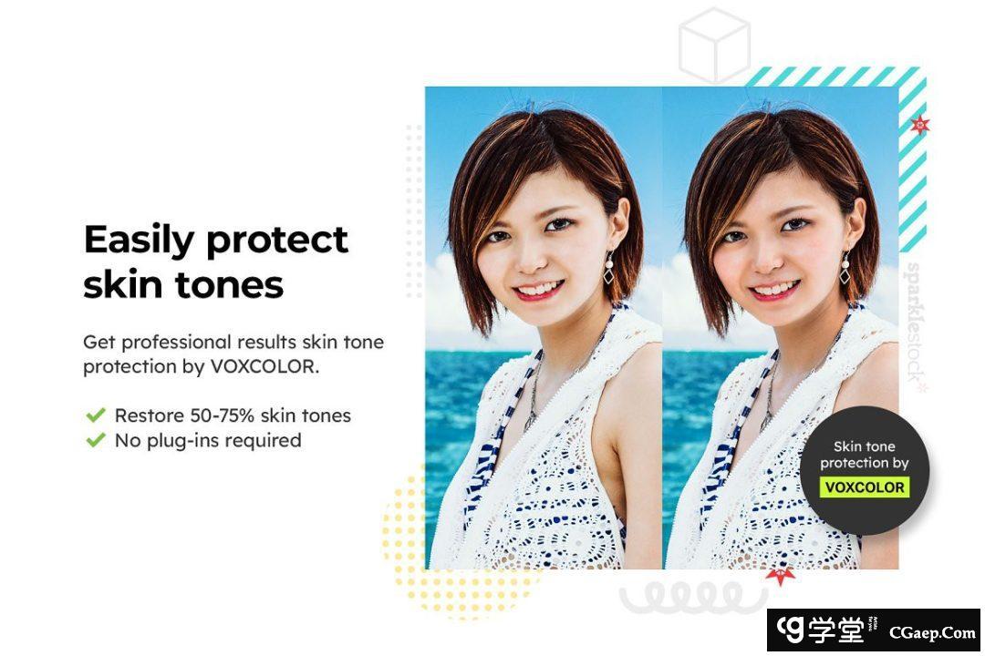 日本冲绳旅拍人像摄影后期调色LR预设及视频电影Vlog后期调色LUT预设