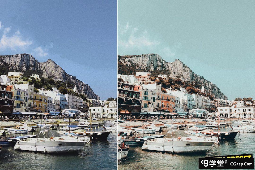 ARTA Presets-意大利旅拍电影风光调色Lightroom预设 Capri Pro Presets