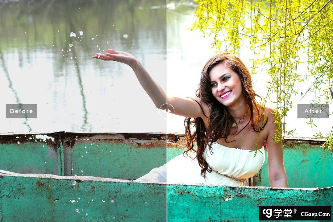 户外旅拍风光人像后期调色Lightroom预设 Mauthe Lake Pro Lightroom Presets