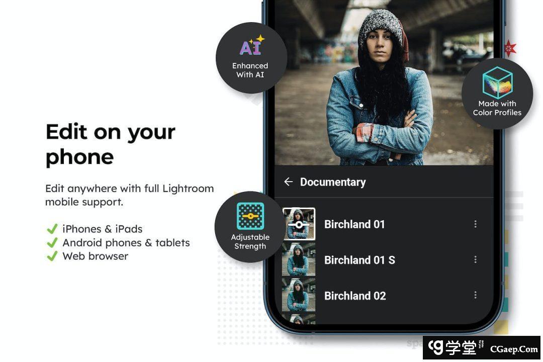 纪实摄影后期调色Lightroom预设及纪录片MV视频调色LUT预设