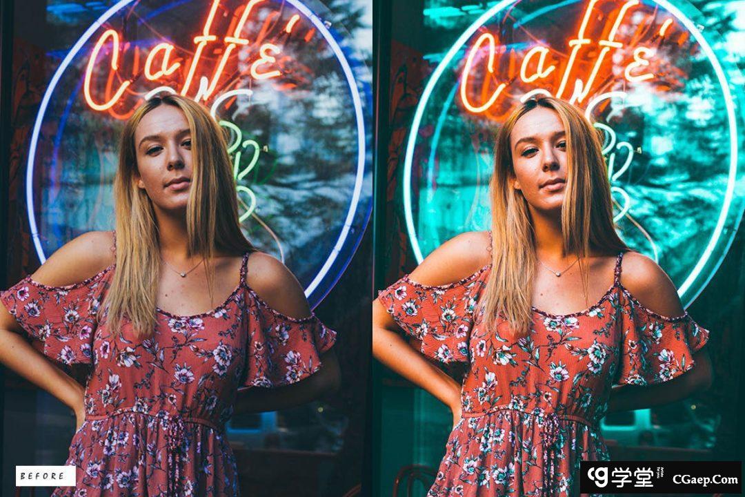 30个电影橙色和青色调色Lightroom预设 Orange &amp; Teal Lightroom Presets