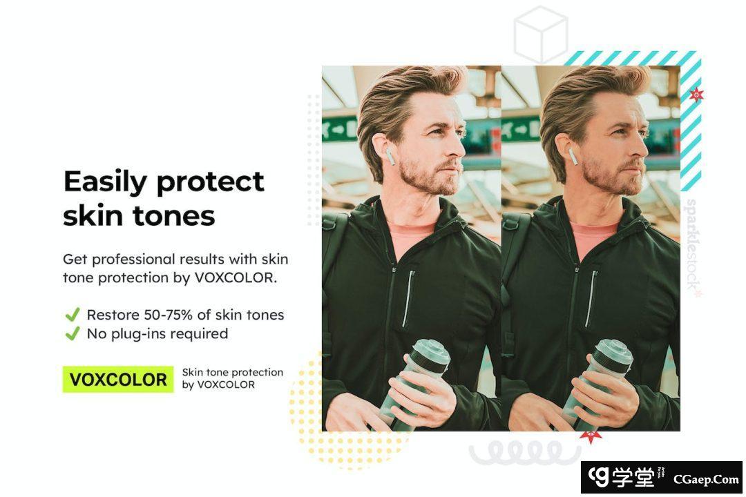 流行清新粉彩人像AI人工智能Lightroom预设及电影调色LUT预设