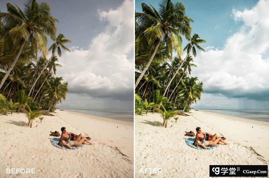 热带旅拍风光人像Lightroom预设 Haylsa Tropical Lightroom Presets