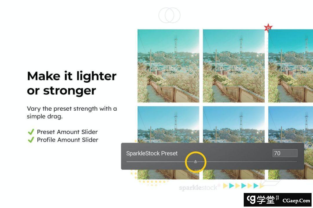 流行清新粉彩人像AI人工智能Lightroom预设及电影调色LUT预设