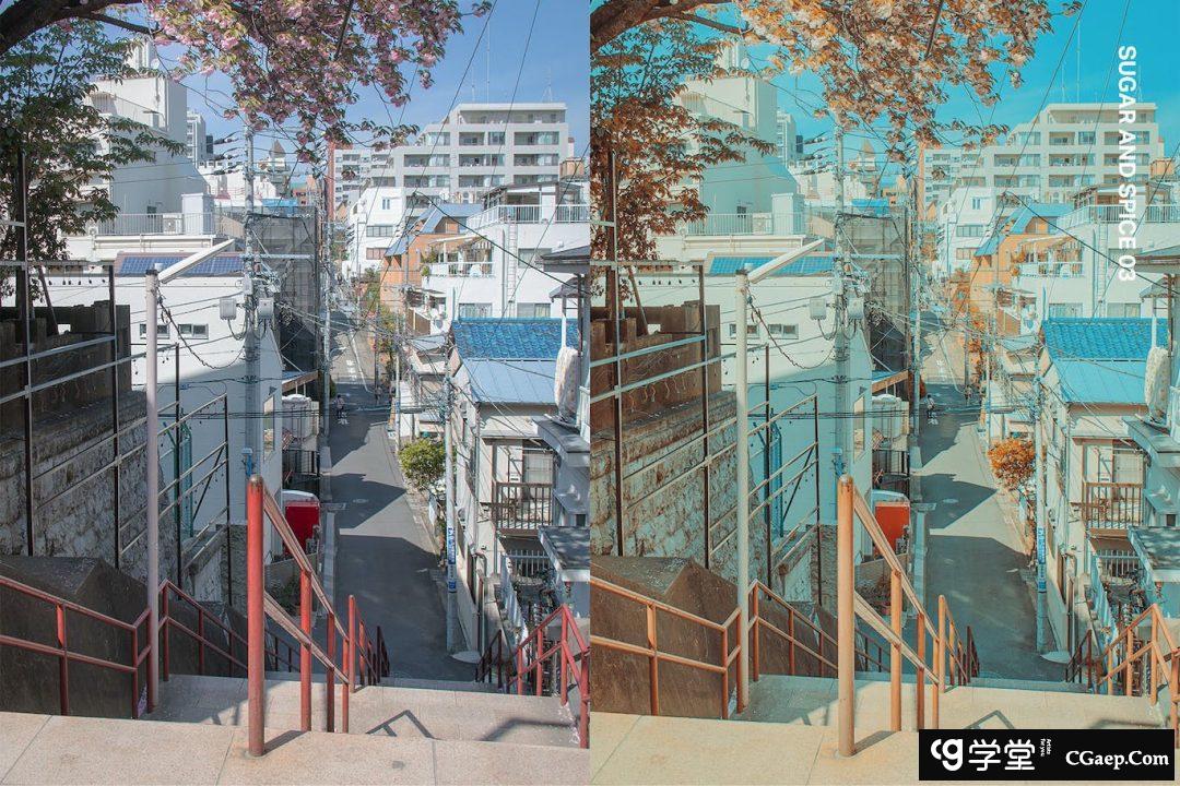 流行清新粉彩人像AI人工智能Lightroom预设及电影调色LUT预设