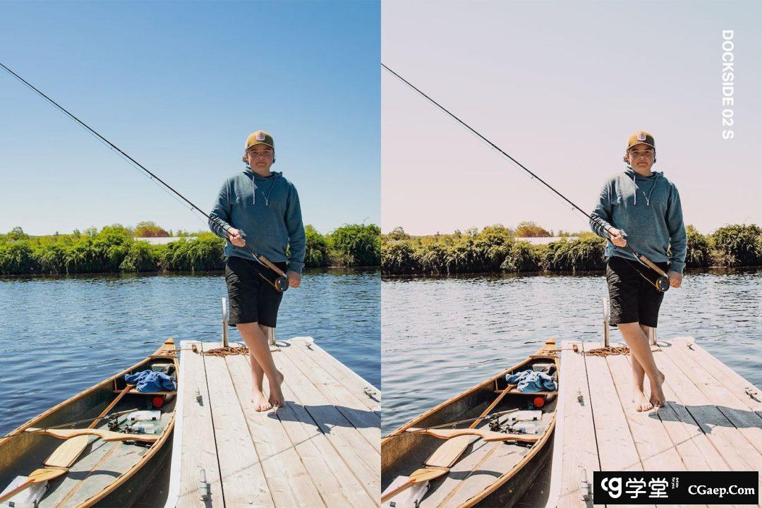 旅行钓鱼休闲生活摄影调色Lightroom预设及视频调色LUT预设