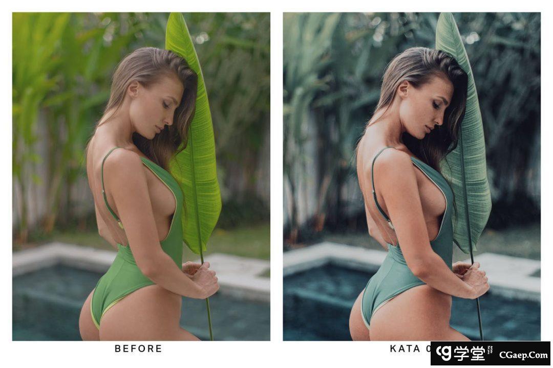 史诗般泰国旅拍摄影后期调色lr预设及视频电影Vlog后期调色LUT预设