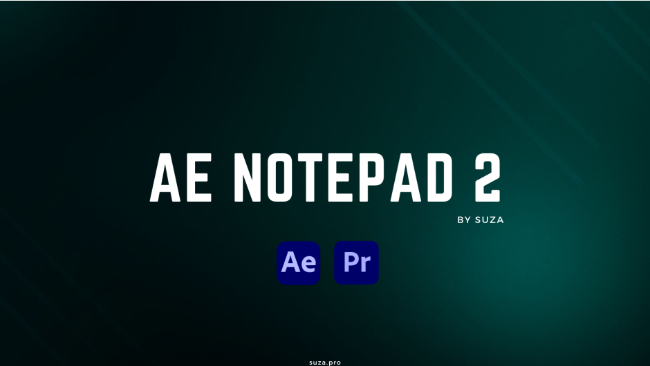 AE Notepad笔记管理插件After Effects工作区内置便签工具项目任务效率插件Aescripts - AE Notepad v2.1.2