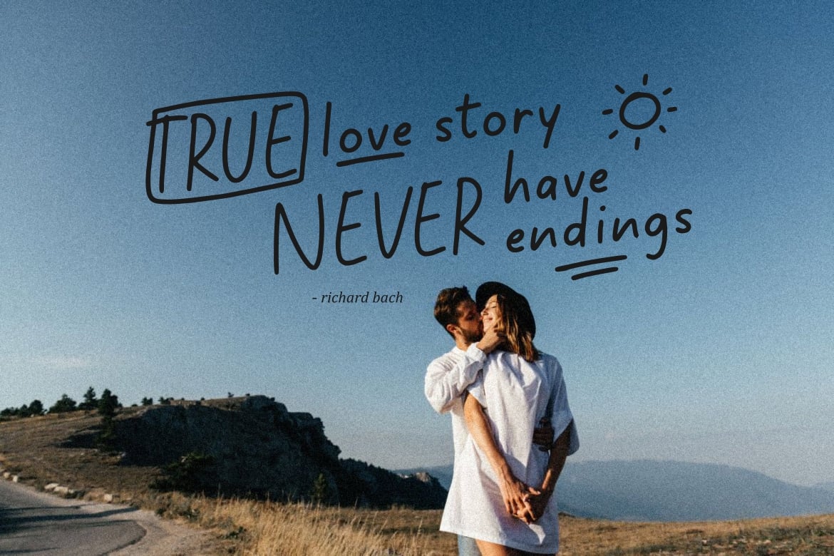 Missing Lovely可爱手写字体 多语言支持品牌包装设计 OTF/TTF/WOFF格式 温暖个性风格 AL - Missing Lovely