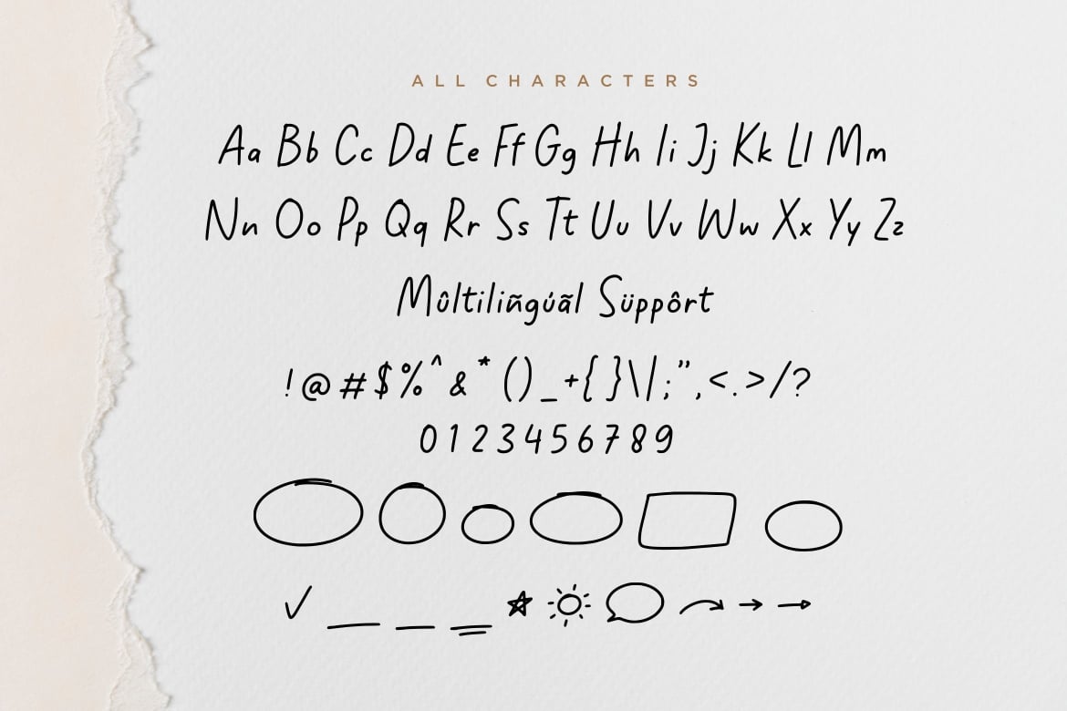 Missing Lovely可爱手写字体 多语言支持品牌包装设计 OTF/TTF/WOFF格式 温暖个性风格 AL - Missing Lovely