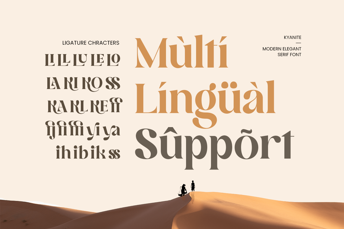 Kyanite现代优雅衬线字体 高端品牌标志设计专用 精致永恒魅力OTF/TTF/WOFF格式 Kyanite - Modern Elegant Serif Font