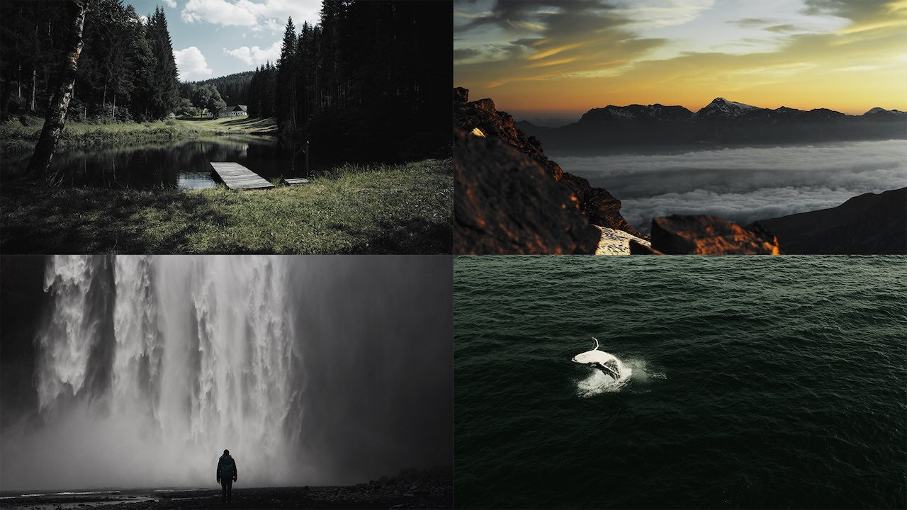 北欧自然风LUT预设18款.cube .xmp .dng多平台支持LR/PR/达芬奇调色GradeFruit - Nordic Tales LUTs & LR Presets