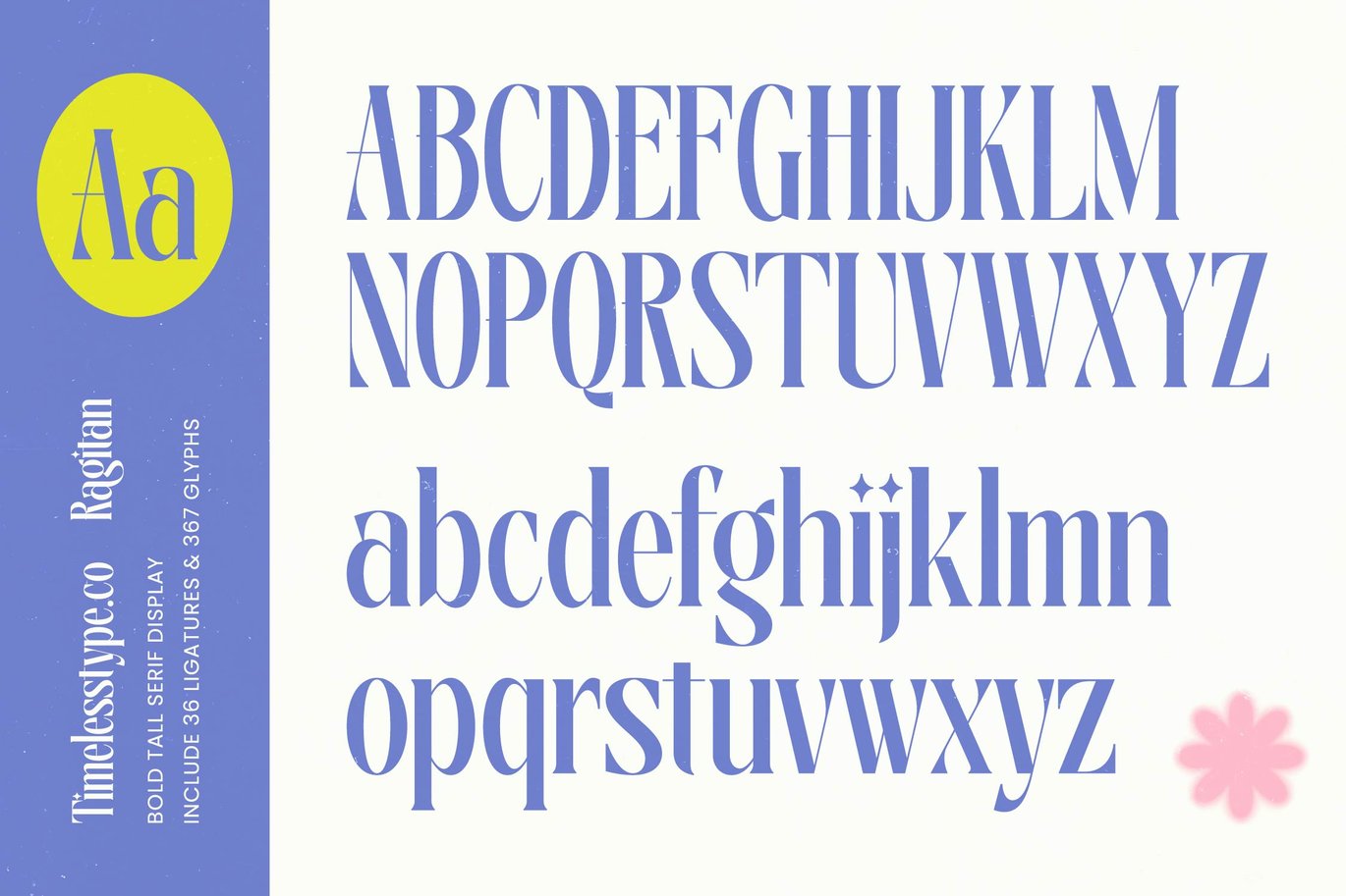 Ragitan粗高衬线展示字体 36个连字设计 冲击力标题奢侈品牌包装设计OTF/TTF格式 Ragitan - Bold Tall Serif Display