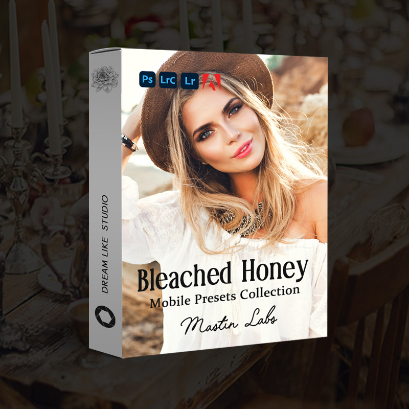 Greater Than Gatsby Bleached Honey移动Lightroom预设 10款柔和金暖色调 免订阅JPEG专用