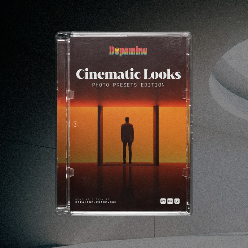 电影感iPhone照片预设10款一键调色PS/LR移动桌面通用XMP/DNG双格式人像旅行 Dopamine Frame - Cinematic Looks Photo Presets