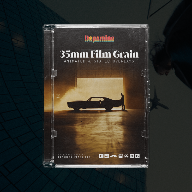35mm电影胶片颗粒叠加素材 40个4K真实噪点纹理 20动态+20静态视频剪辑特效包