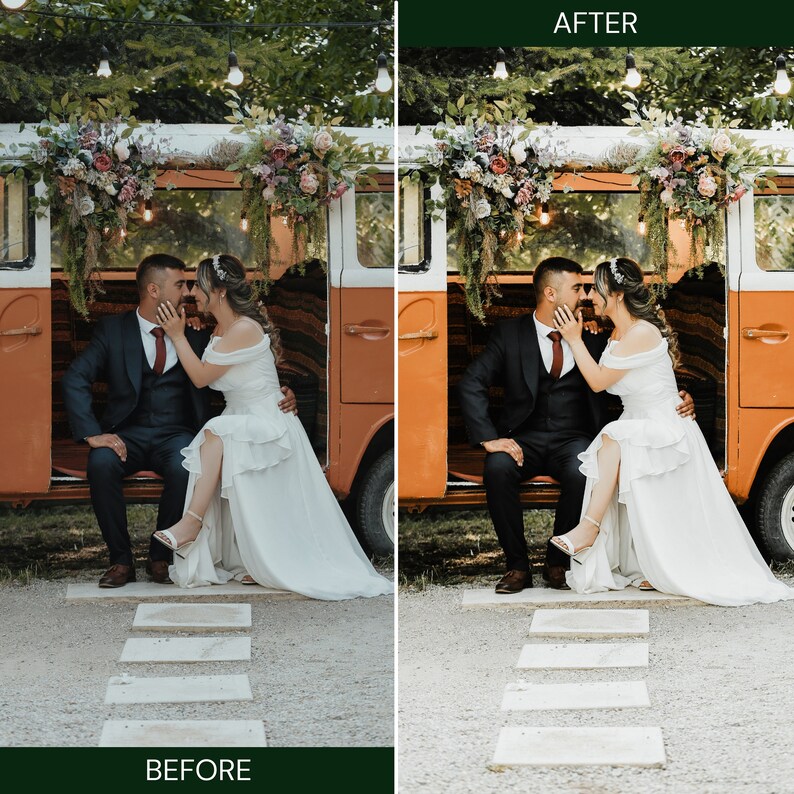 婚礼Lightroom预设10款明亮通透自然光感户外人像摄影调色预设桌面移动版LR