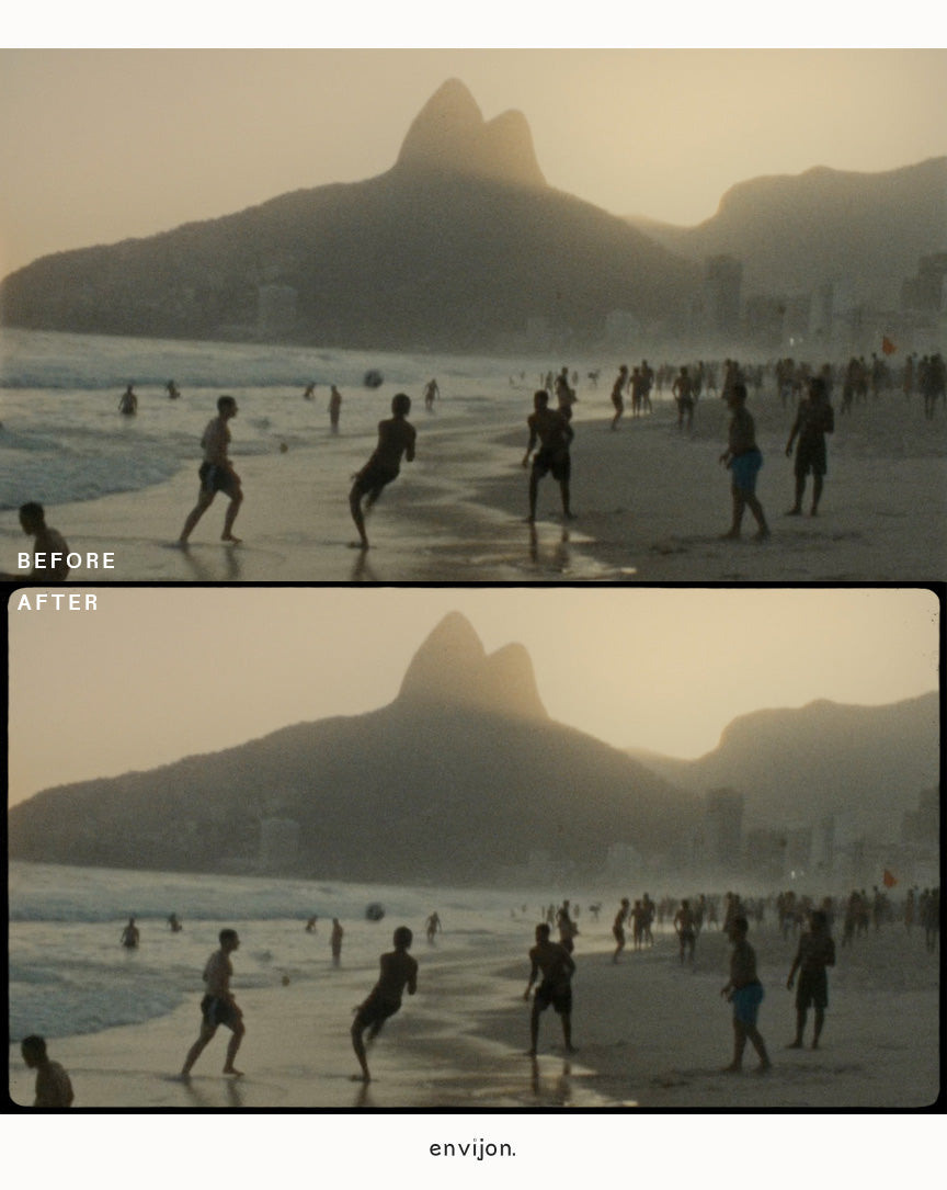 Envijon静态胶片遮罩叠加包 10个4K ProRes边框素材 8mm/16mm电影感PR/FCPX/达芬奇