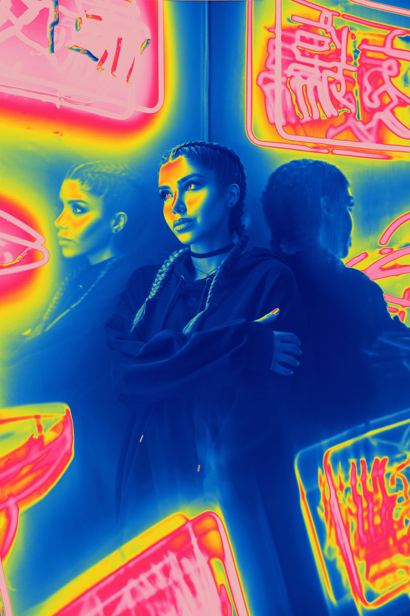 31款热感特效LUT预设包热成像效果滤镜视频照片通用PR达芬奇AE科幻调色素材Sickboat - HEAT MAPS EFFECT: THERMAL LUTS | THERMAL LOOKS