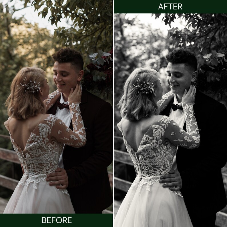 婚礼Lightroom预设10款明亮通透自然光感户外人像摄影调色预设桌面移动版LR