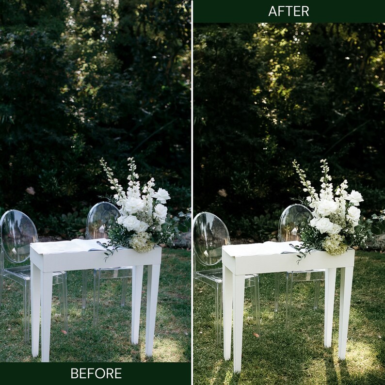 婚礼Lightroom预设10款明亮通透自然光感户外人像摄影调色预设桌面移动版LR