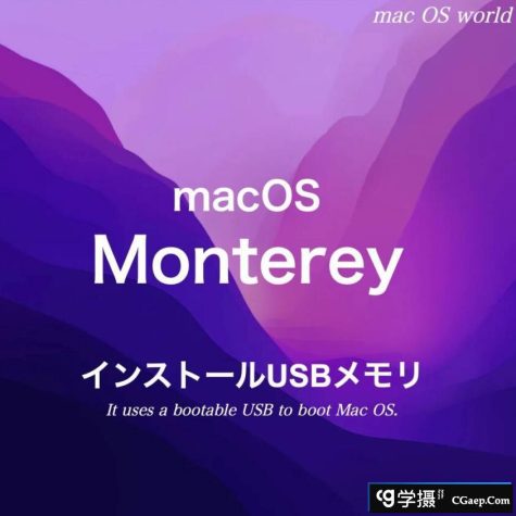安装U盘镜像 USB_install macOS monterey 12.6.2.dmg