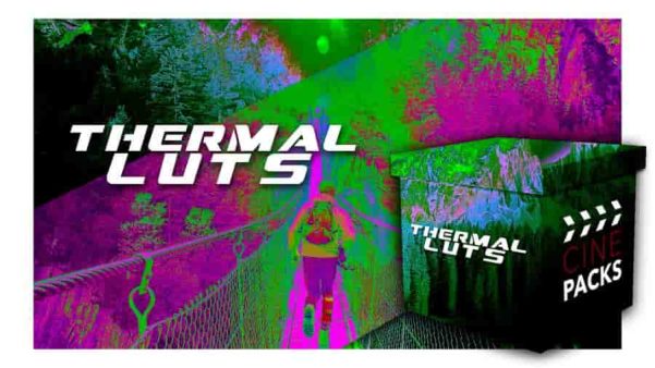 Cinepacks 16个独特潮流复古红外热感成像霓虹LUTS调色预设 Thermal LUTS