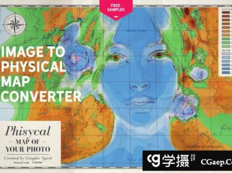 照片处理特效插件 IMAGE TO PHYSICAL MAP Converter