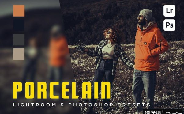 情绪电影人像后期调色Lightroom预设 Porcelain Lightroom Presets