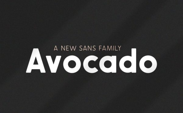 鳄梨家族字体衬线字体Avocado Family