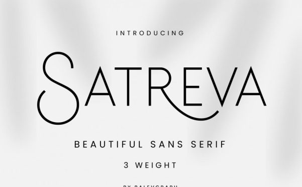 Satreva 字体