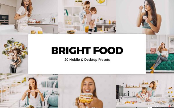 INS美食博主Lightroom预设与APP预设及LUT预设 Food Lightroom Presets and LUTs