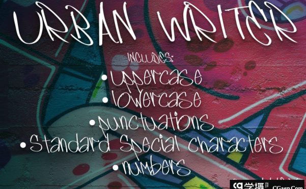Urban Writer Font 手写字体