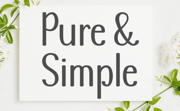 Pure & Simple创意无衬线字体 经典字体