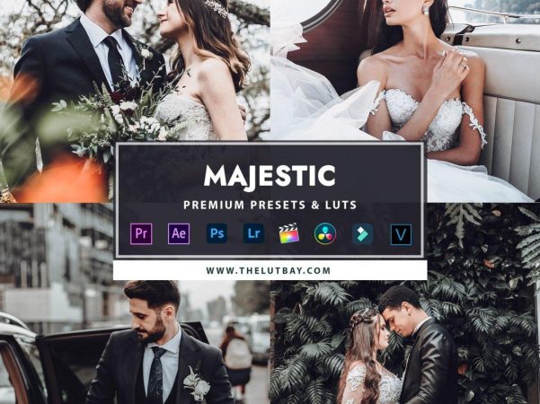 TheLutbay- 盛大的电影婚礼人像LR预设和婚礼视频后期调色LUT预设