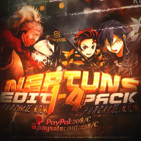 Payhip – Neptuns Edit Bundle 1-4 + SPECIAL PROJECT FILE AE模板