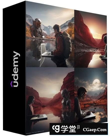 Midjourney教程 ChatGPT4 和 MidJourney AI 绘画聊天革命性指南教程-中英字幕