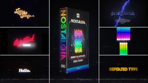 Ezra Cohen 30多种潮流复古酸性小故障完全可定制文本标题工具包 Ezracohen NOSTALGIA Nostalgia