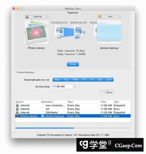 Mac系统备份软件 Mac Backup Guru 6.5 MacOSX