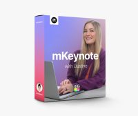 mKeynote with iJustine - 100 多个清晰Apple 风格预设 MotionVFX