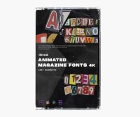 Blindusk – ANIMATED MAGAZINE FONTS