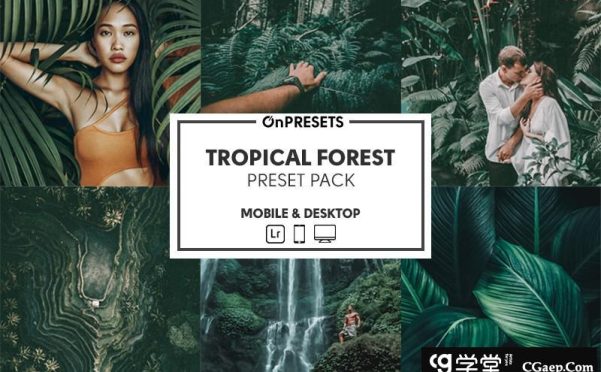 热带雨林旅拍电影胶片色调Lightroom预设 OnPresets – Tropical Forest