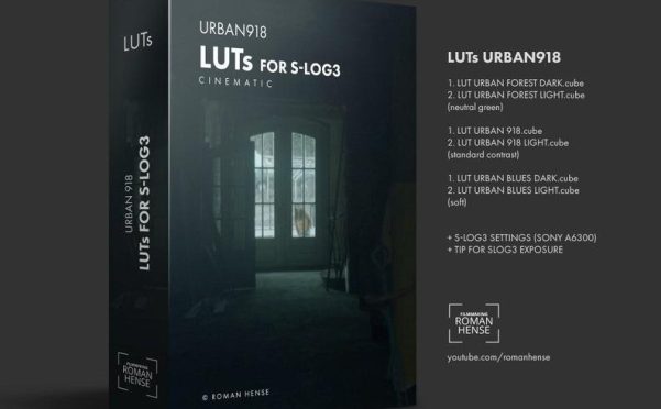 Roman Hense 索尼电影级LUT预设“城市918”专为S-LOG3调色LUT预设