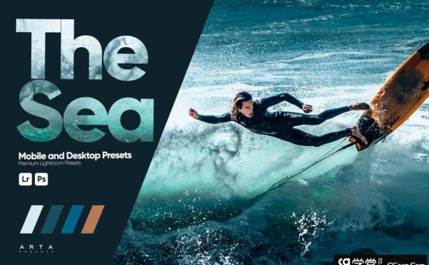 ARTA Presets – 旅拍海洋色调后期调色Lightroom预设 ARTA – The Sea Lightroom Presets